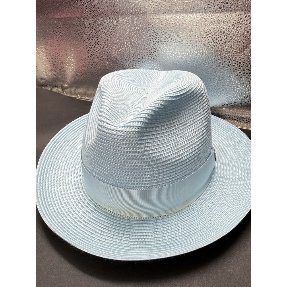 Dobbs Fifth Avenue New York Florentine 7 3/8 Light blue